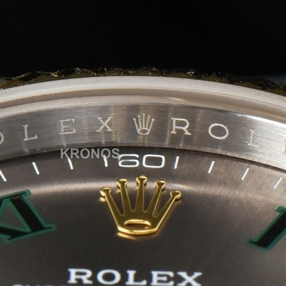 Datejust 41mm Gray Wimbledon Dial - Authentic Movement