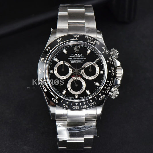 Daytona Black Ceramic Black Dial - Authentic Movement