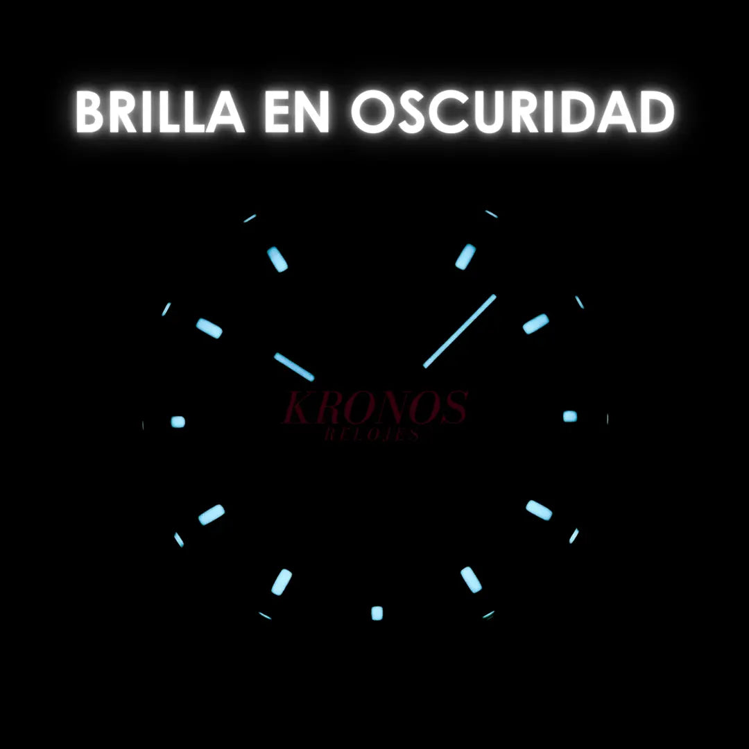 Reloj Daytona Panda acero Kronos dial blanco y subdiales