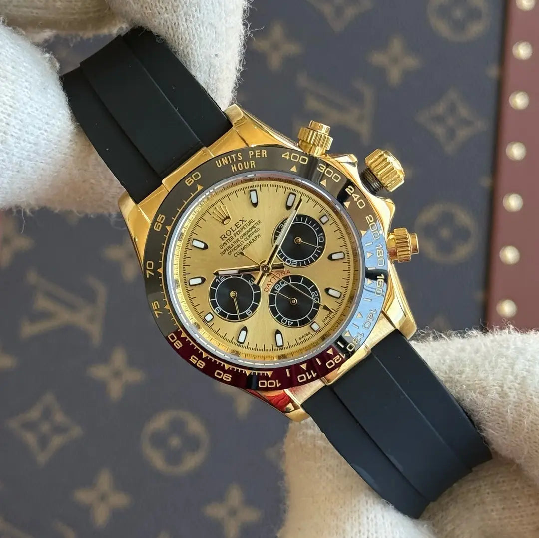 Daytona Pikachu oro amarillo Oysterflex estilo premium Kronos
