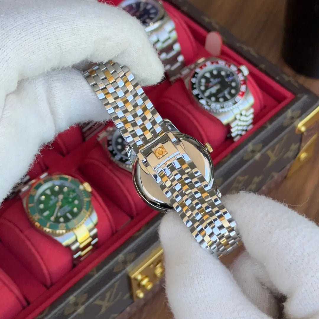 Reloj De Ville Presbegriff dos tonos acero y oro - Kronos Relojes