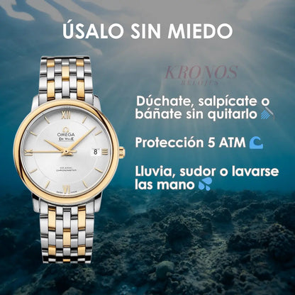 Reloj formal De Ville Prestige estilo AAA dos colores - Kronos Relojes