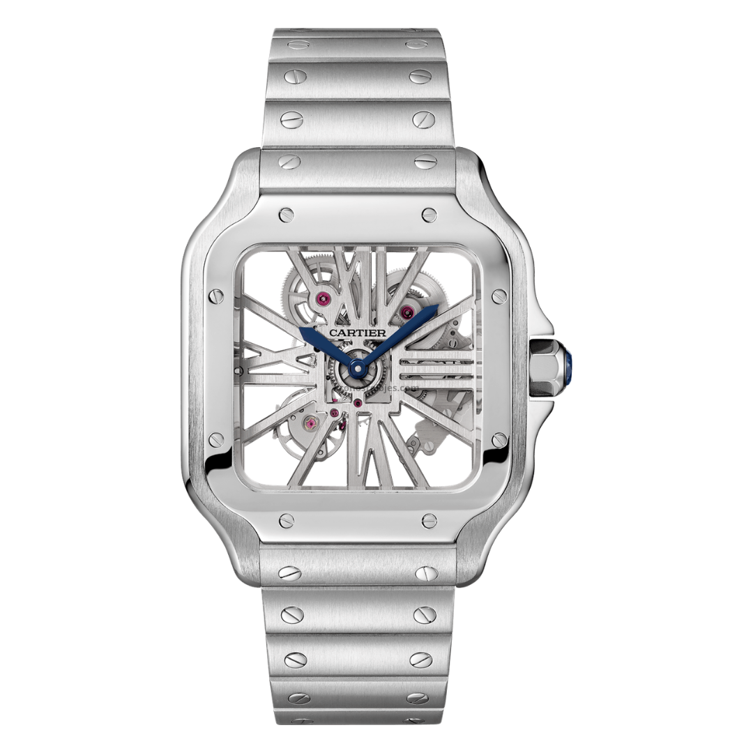 Santos Steel – White Dial Cartier Type