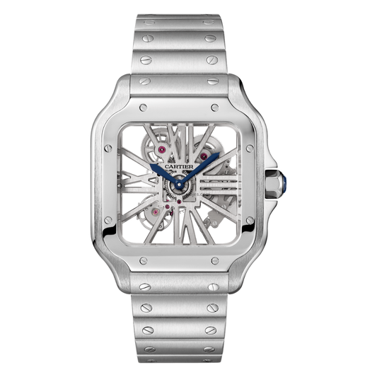 Santos Steel – White Dial Cartier Type