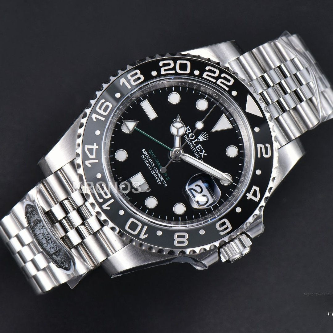GMT Master II 40mm Black-gray Black Dial - Authentic Movement