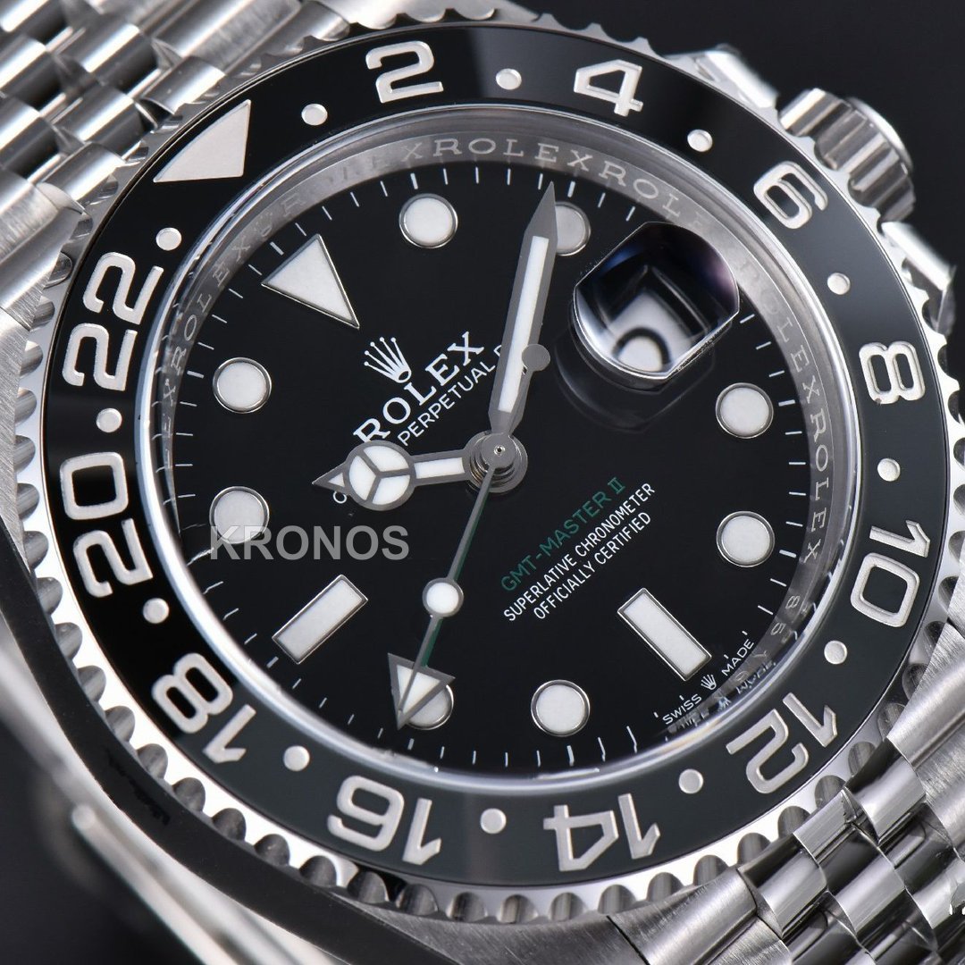 GMT Master II 40mm Black-gray Black Dial - Authentic Movement