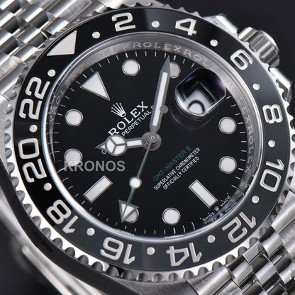 GMT Master II 40mm Black-gray Black Dial - Authentic Movement