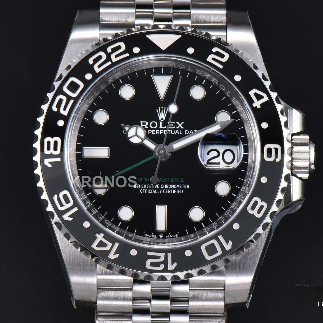 GMT Master II 40mm Black-gray Black Dial - Authentic Movement