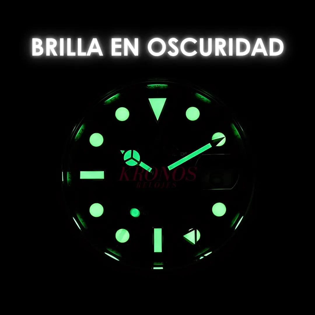 Reloj de pulsera de lujo GMT-Master II Batgirl negro azul Kronos Relojes