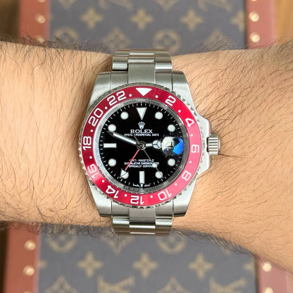 GMT-Master II Oystersteel vista lateral Oyster Date estilo AAA Kronos