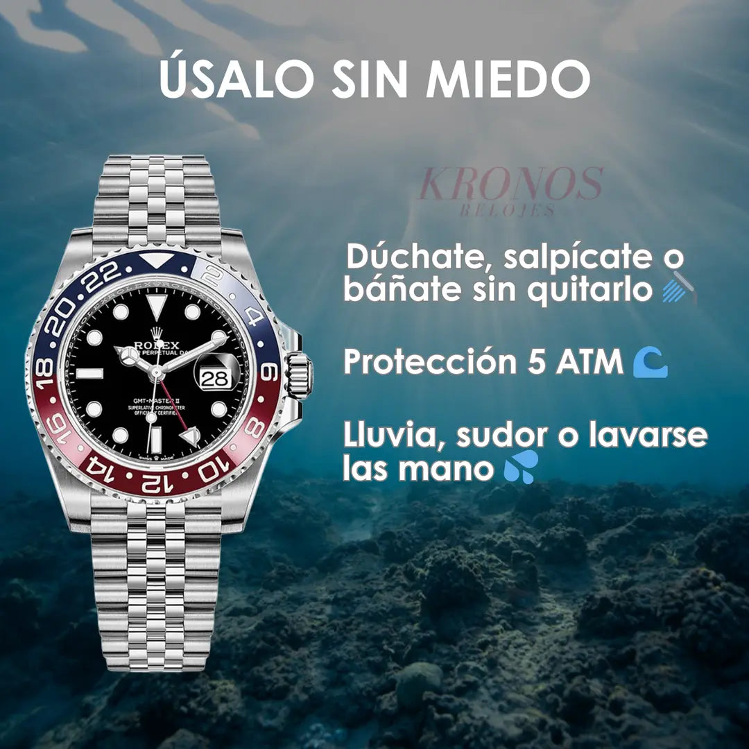 GMT-Master II Pepsi Jubilee lujo accesible envíos México USA España - Kronos Relojes