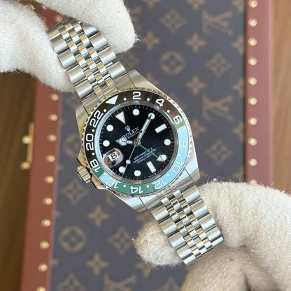 Reloj GMT-Master II Sprite estilo AAA pulsera Jubilee Kronos detalles precisión