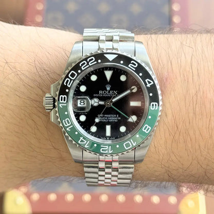 Reloj de viajero GMT-Master II Sprite inspirado maquinaria auténtica Kronos
