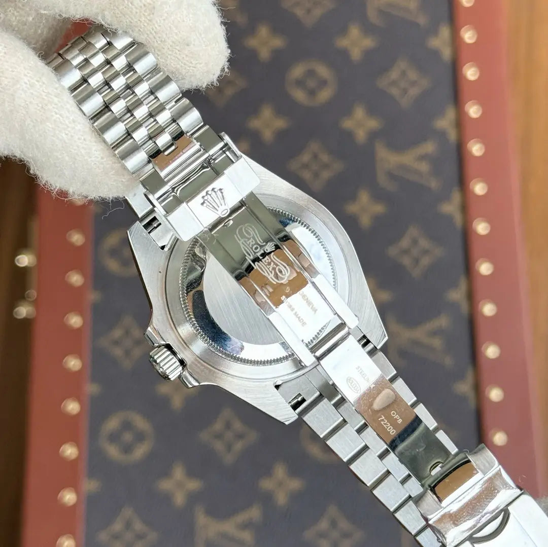 Detalle cierre Jubilee GMT-Master II Sprite Oystersteel Kronos Relojes