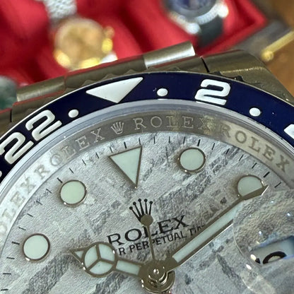 Esfera meteorito GMT-Master II Superman reloj de pulsera Kronos Relojes
