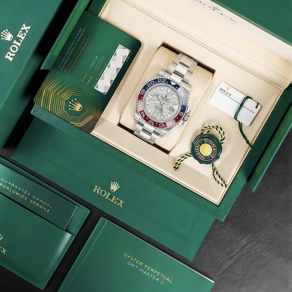 GMT-Master II "Superman" Oystersteel - Meteorite Dial Blue & Red Bezel Oyster