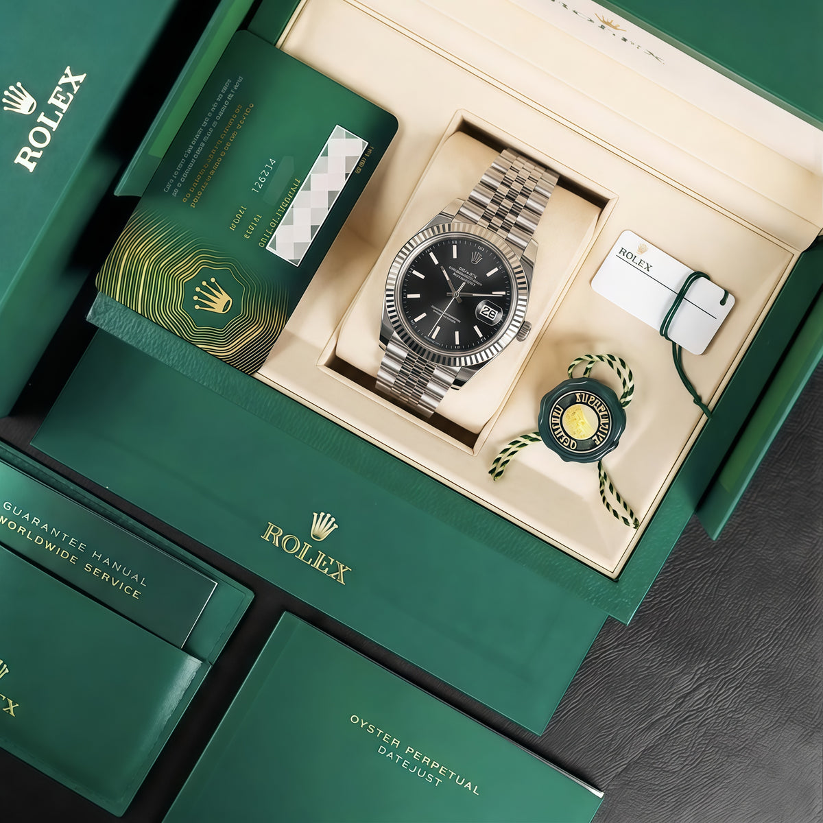 Datejust Oystersteel - Blue Dial Jubilee Type Rolex