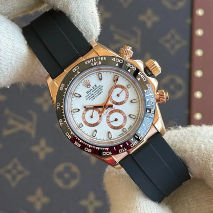 Daytona Everose – White Dial Oysterflex