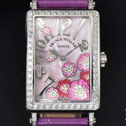 Long Island Ladies 26mm Diamond MOP Dial Purple Swiss - Authentic Movement