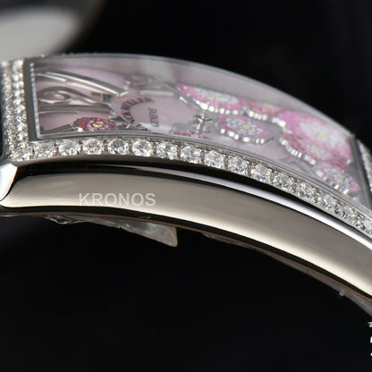 Long Island Ladies 26mm Diamond MOP Dial Purple Swiss - Authentic Movement