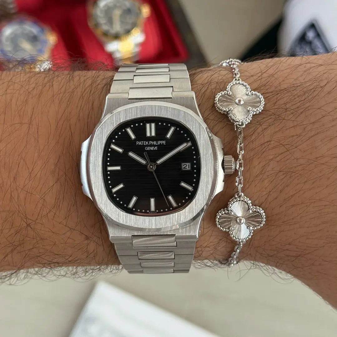 Reloj Nautilus Steel maquinaria visible caseback Kronos Relojes lujo