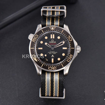 Seamaster 300 "No Time To Die" Limited Edition 42mm NATO Strap (Metal) - Authentic Movement
