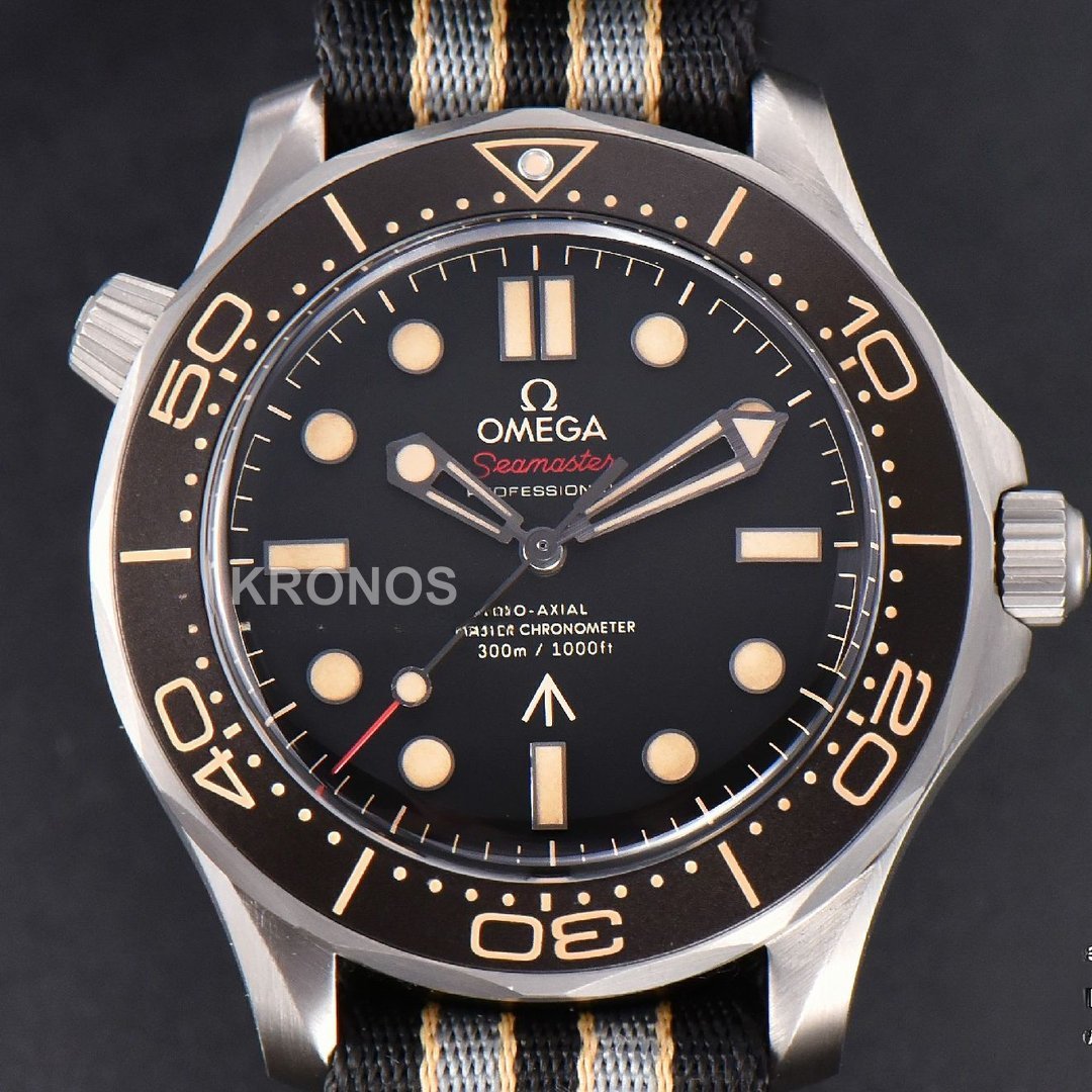 Seamaster 300 "No Time To Die" Limited Edition 42mm NATO Strap (Metal) - Authentic Movement
