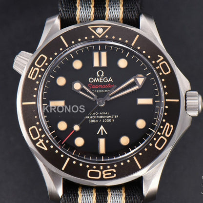 Seamaster 300 "No Time To Die" Limited Edition 42mm NATO Strap (Metal) - Authentic Movement