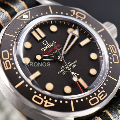Seamaster 300 "No Time To Die" Limited Edition 42mm NATO Strap (Metal) - Authentic Movement