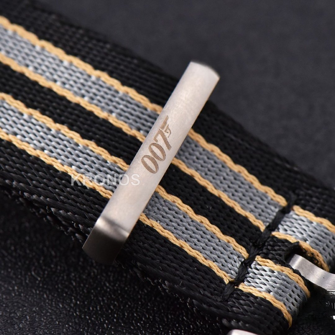 Seamaster 300 "No Time To Die" Limited Edition 42mm NATO Strap (Metal) - Authentic Movement