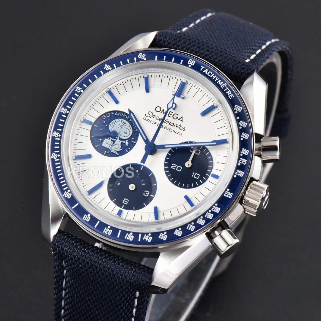 Speedmaster Professional 'Snoopy' 50th Anniversary 42mm Osf - Authentic Movement