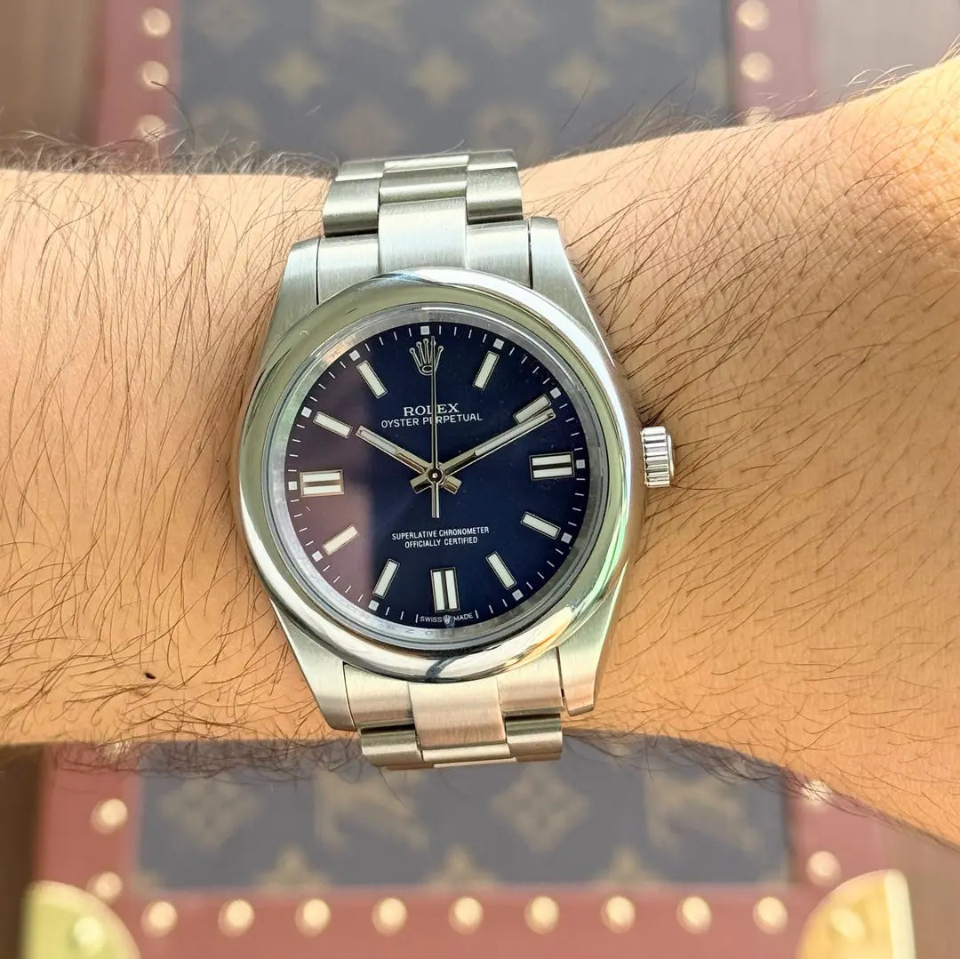Correa Oystersteel Oyster Perpetual Blue Dial Kronos