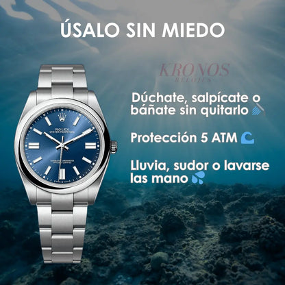 Reloj Kronos Oyster Perpetual Oystersteel para hombre México USA España