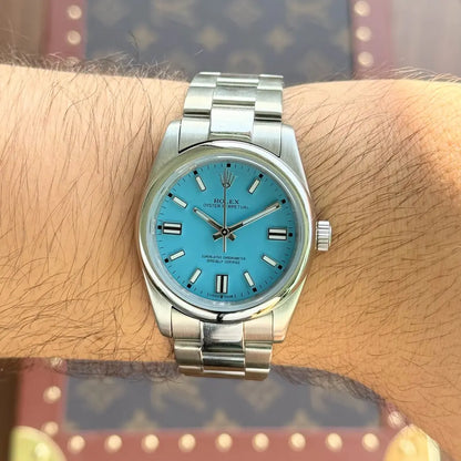Correa Oystersteel tres eslabones Oyster Perpetual Tiffany - Kronos Relojes