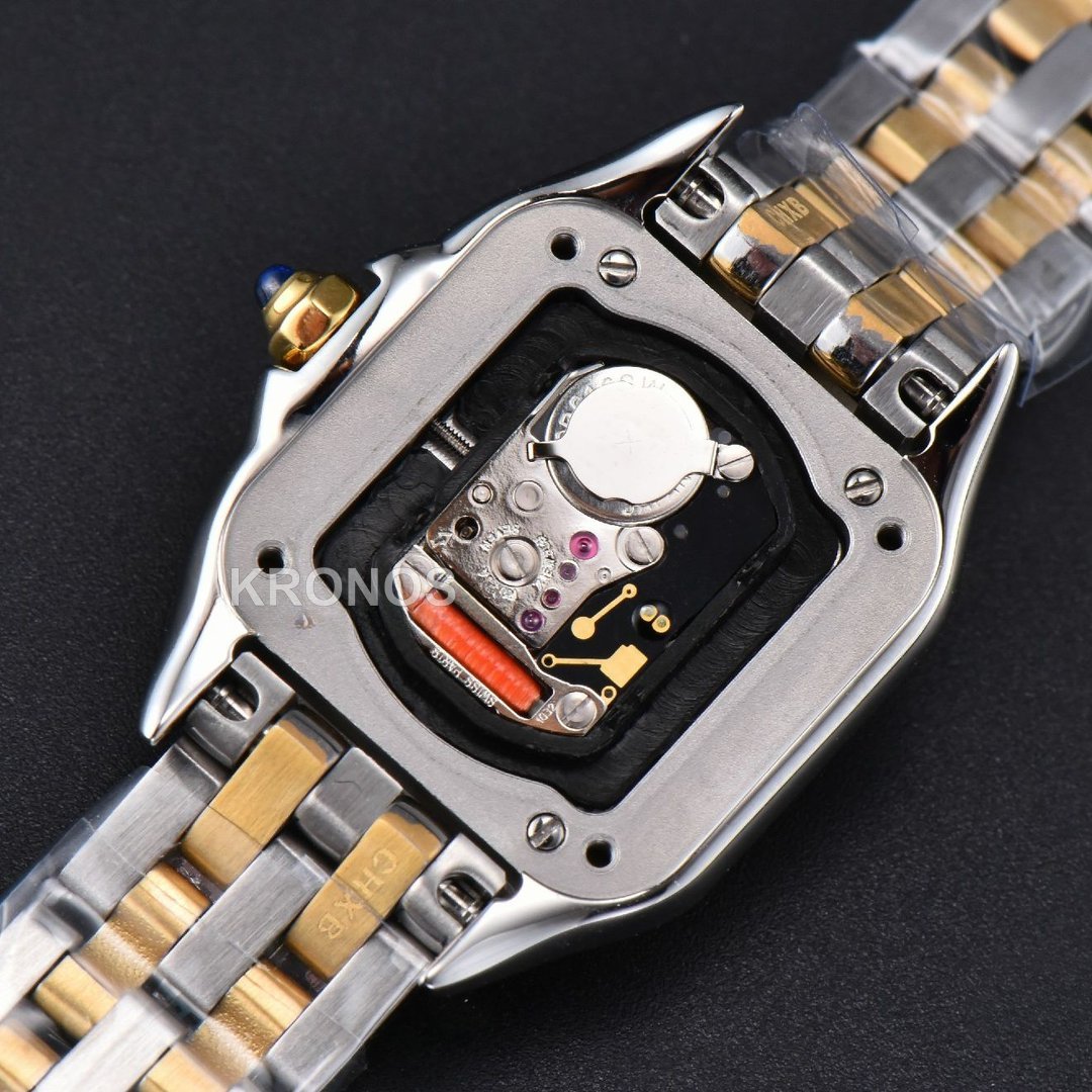 Panthère Secrète Ladies 22mm SSYG White Dial - Authentic Movement