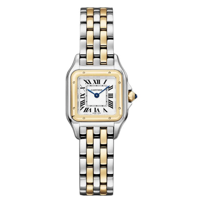 Reloj Panthère Two-Tone Lady esfera blanca Kronos Relojes lujo accesible
