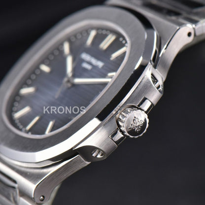 Nautilus 40mm Blue Textured Dial - Authentic Movement