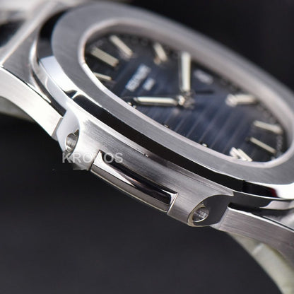 Nautilus 40mm Blue Textured Dial - Authentic Movement