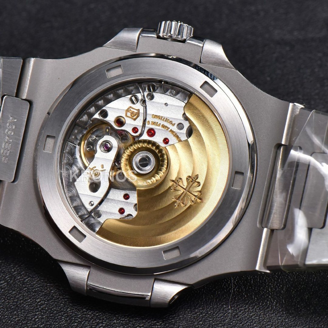 Nautilus 40mm Blue Textured Dial - Authentic Movement