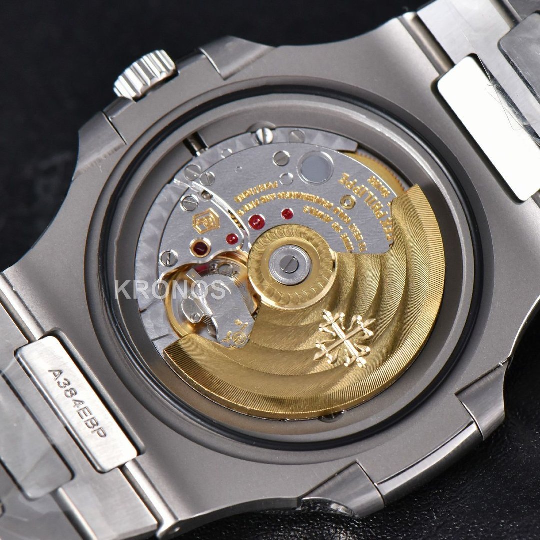 Nautilus 40mm Blue Textured Dial - Authentic Movement
