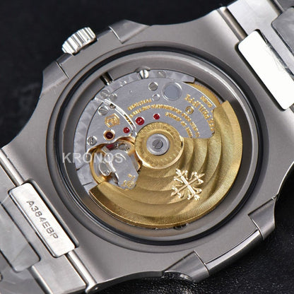 Nautilus 40mm Blue Textured Dial - Authentic Movement