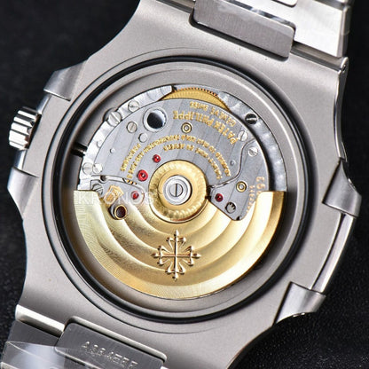 Nautilus 40mm Blue Textured Dial - Authentic Movement