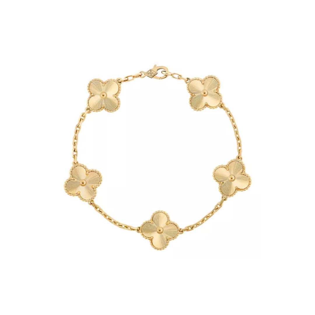Gold VC Bracelet Steel 18K Gold Plated