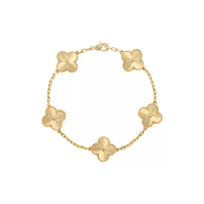 Gold VC Bracelet Steel 18K Gold Plated