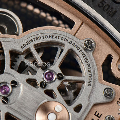 RM012 01 Tourbillon Rose Gold Case White Crown White - Authentic Movement