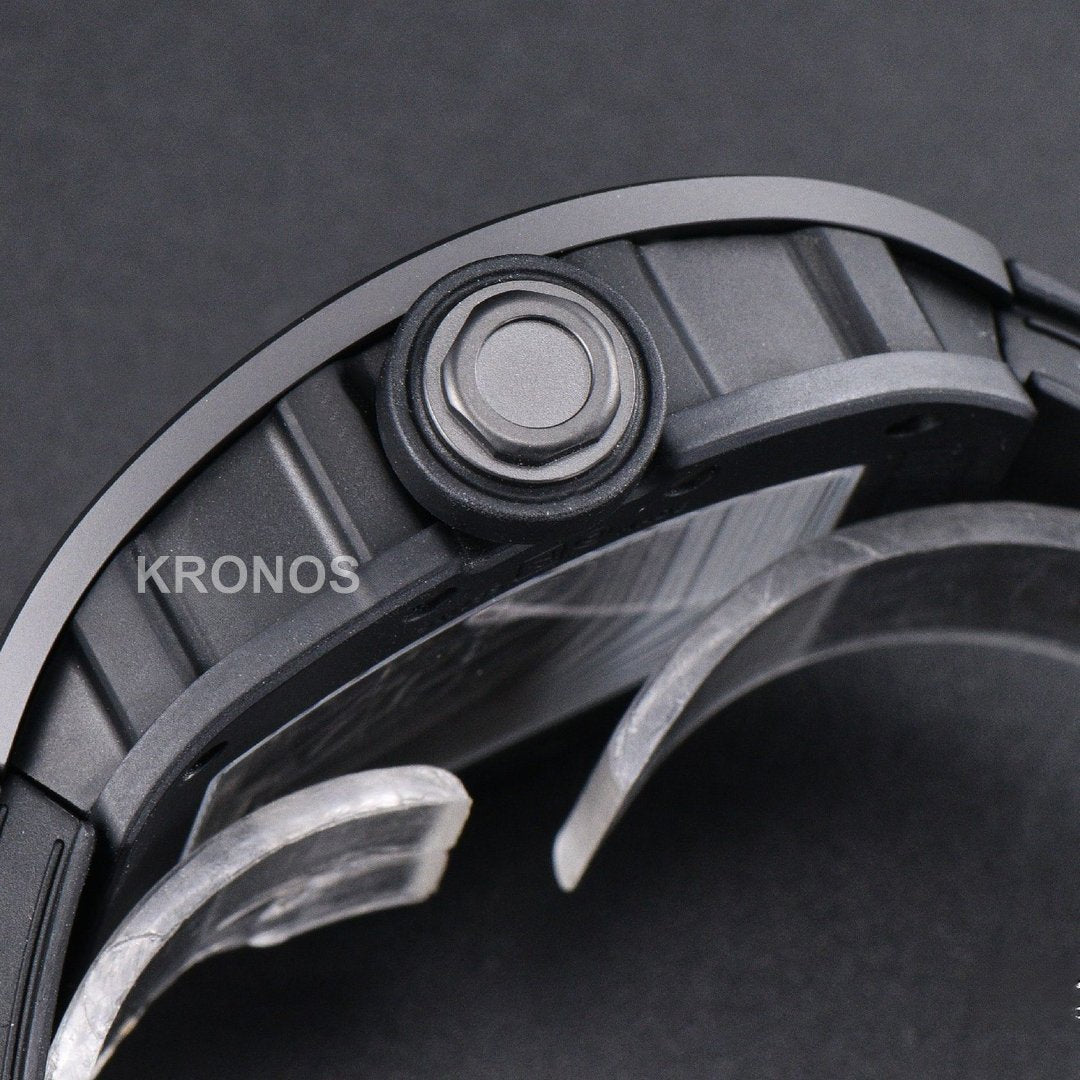 RM055 Ceramic 42.7mm Black Black Skeleton Dial Black Crown Black RMUL2 - Authentic Movement