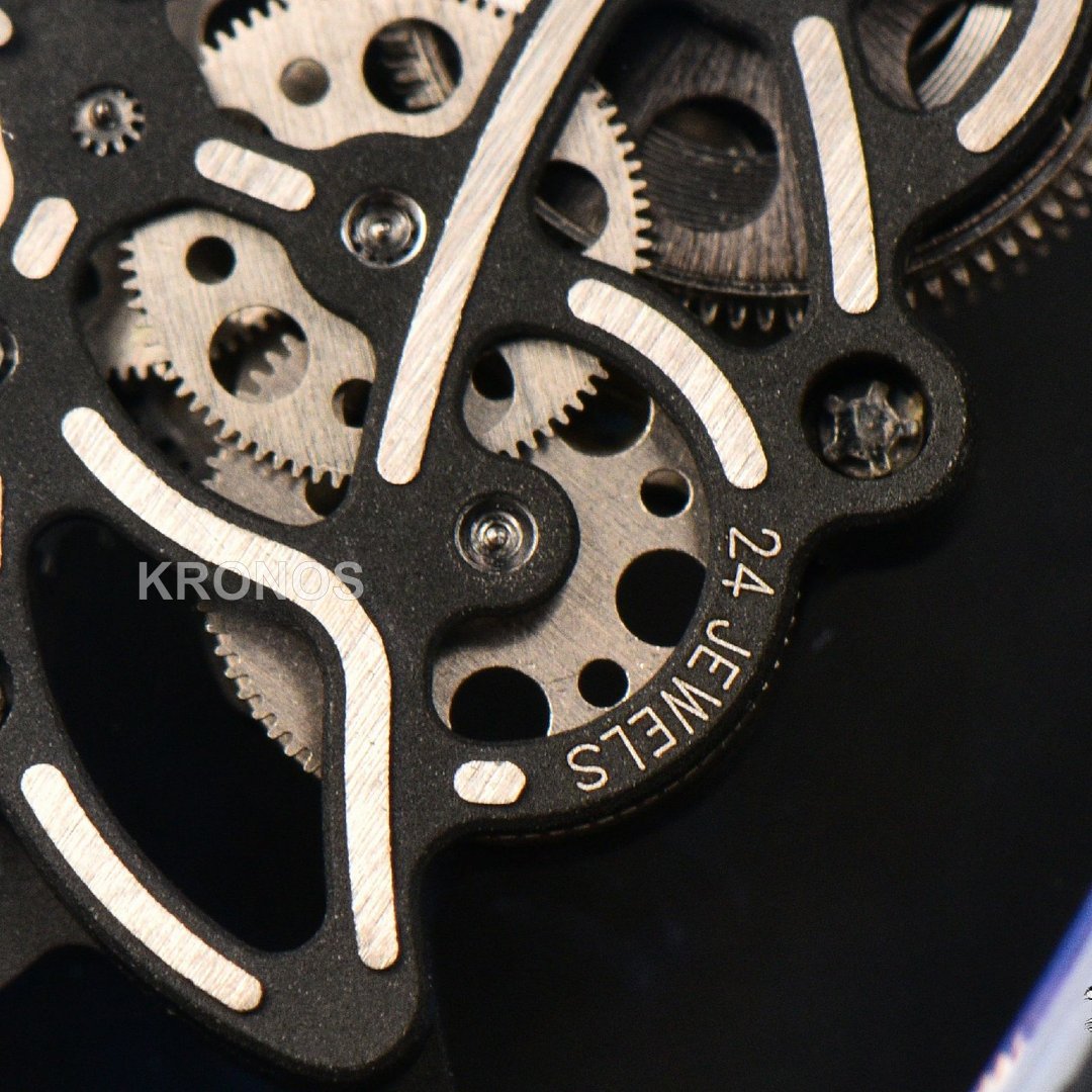 RM055 Ceramic 42.7mm Black Black Skeleton Dial Black Crown Black RMUL2 - Authentic Movement