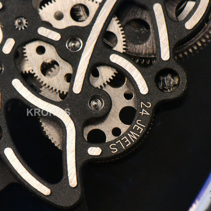 RM055 Ceramic 42.7mm Black Black Skeleton Dial Black Crown Black RMUL2 - Authentic Movement