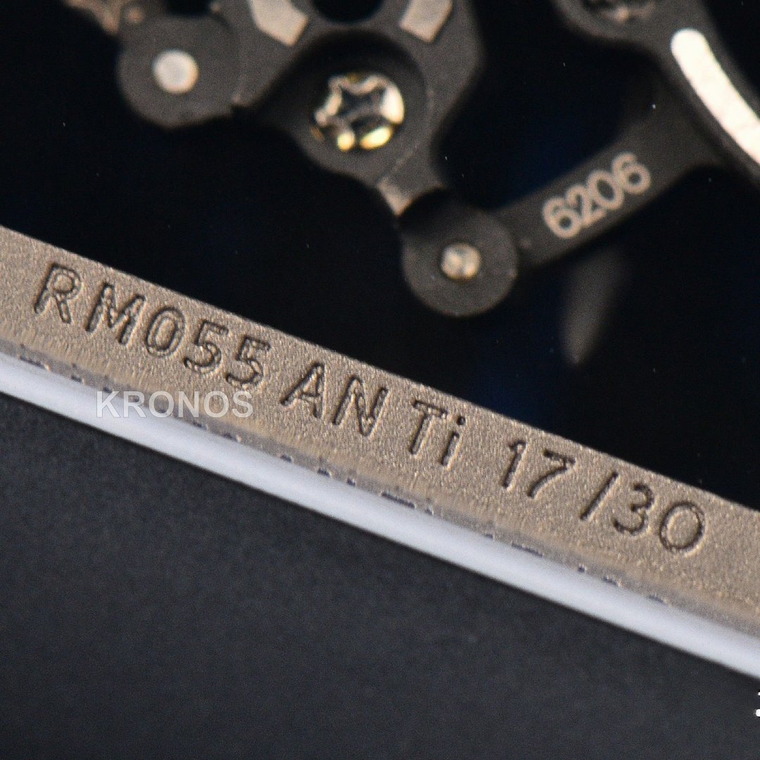 RM055 Ceramic 42.7mm Black Black Skeleton Dial Black Crown Black RMUL2 - Authentic Movement