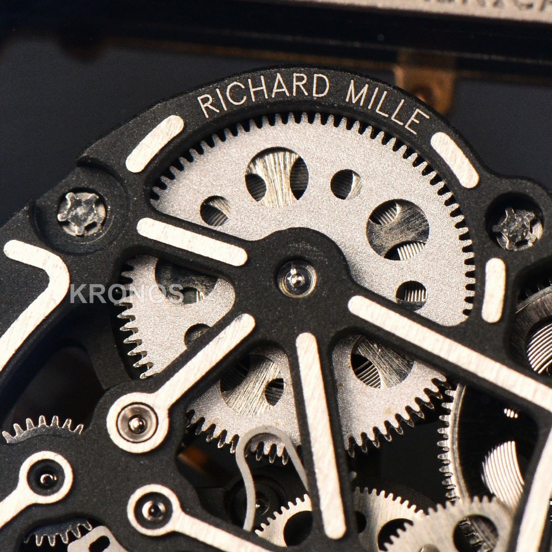 RM055 Ceramic 42.7mm Black Black Skeleton Dial Black Crown Black RMUL2 - Authentic Movement